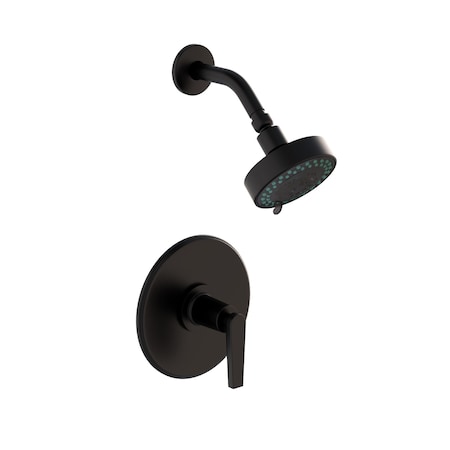Newport Brass Balanced Pressure Shower Trim Set in Flat Black 3-2974BP-56